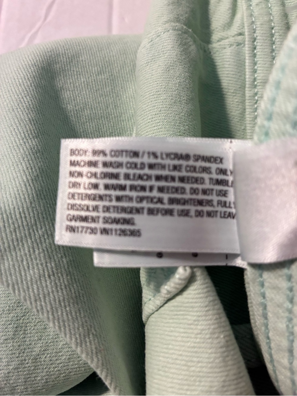 NWT Universal Thread Sailor Wide-Leg High-Rise Jeans Mint Green Women’s size 10 - Picture 7 of 7
